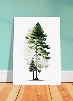 Pine tree minimalist poster