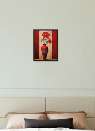 Gorgeous red flowers poster