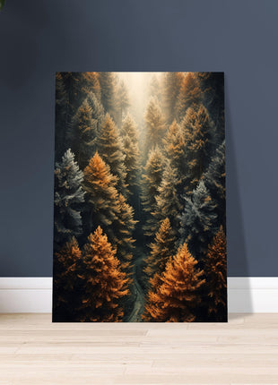 Fall woods  poster