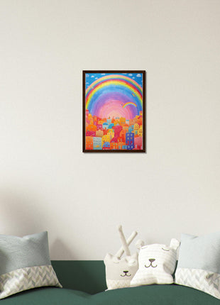 Rainbow city poster