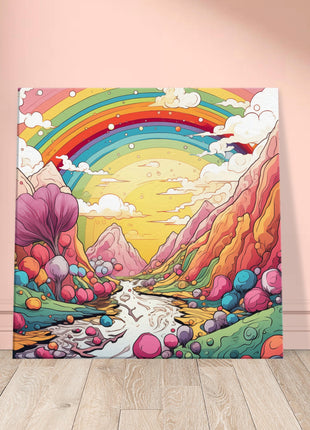 Rainbow candyland poster