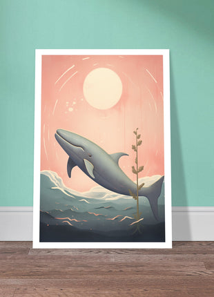 Whale & Sun poster