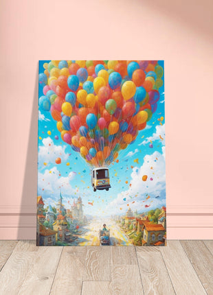 Balloon ride kids poster