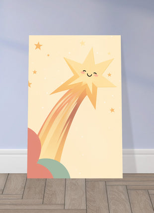 Twinkle shooting star - Childrens room poster