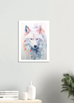 White wolf poster