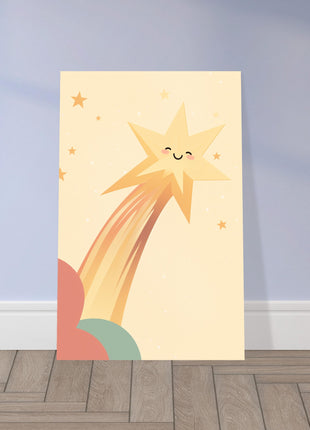 Twinkle shooting star - Childrens room poster