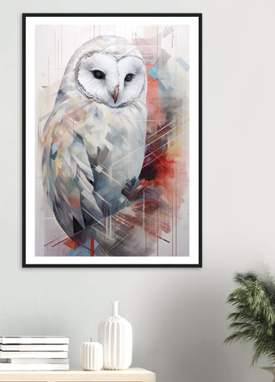 White owl poster