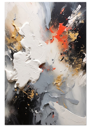 Abstracte verf splash poster