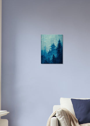 Blue forest poster