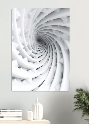 Spiral tunnel modern poster