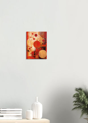 Red abstract poster