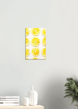 Lemon slices kitchen poster