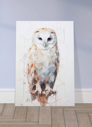 Geomagical Owl Poster : A Captivating Blend of Geometry and Nature