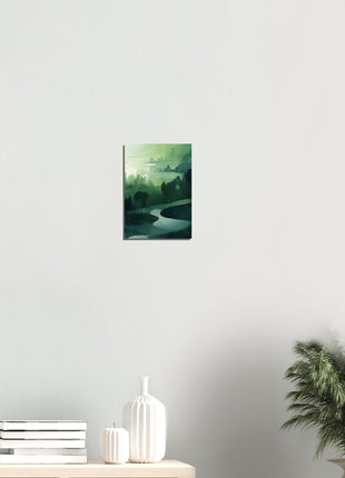 Green abstract landscape poster (part 3 of 3)