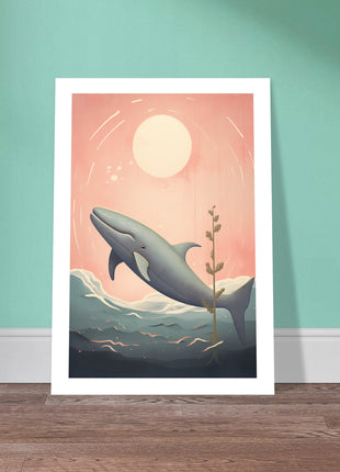 Whale & Sun poster