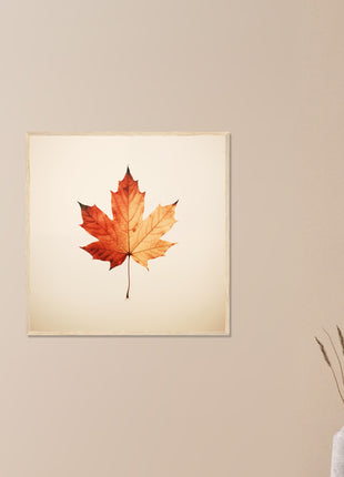 Fall leaf - Fall poster