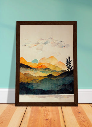 Abstract Landscape Poster