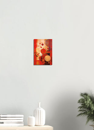 Red abstract poster