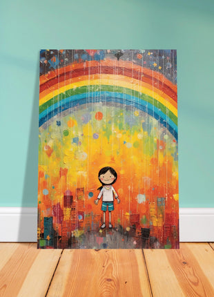 Regenboog kinderposter