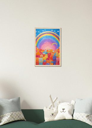 Rainbow city poster