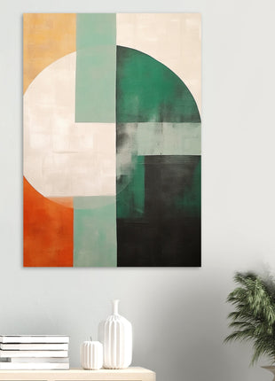 Modern painting poster