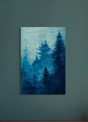 Blue forest poster