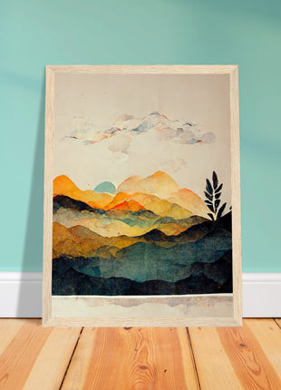 Abstract Landscape Poster