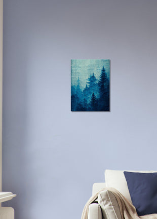 Blue forest poster