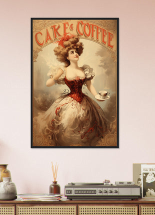 Taart & Koffie Vintage keukenposter