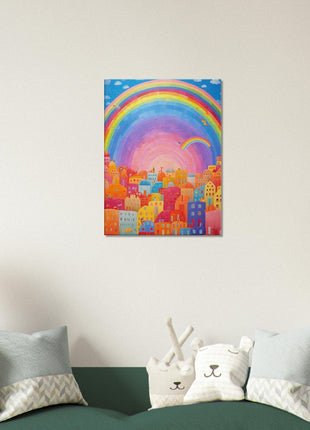 Rainbow city poster