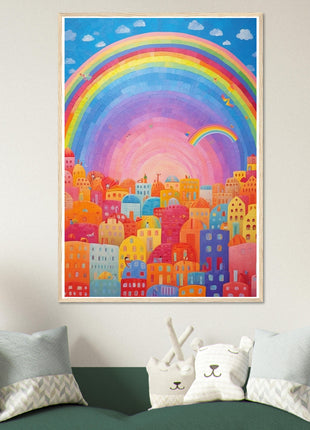 Rainbow city poster