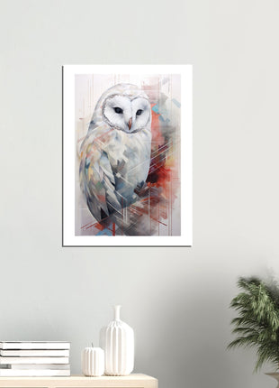 White owl poster