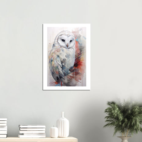 White owl poster