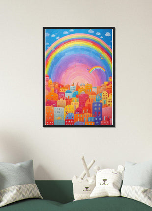 Rainbow city poster