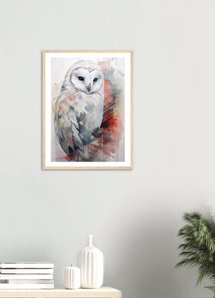 White owl poster