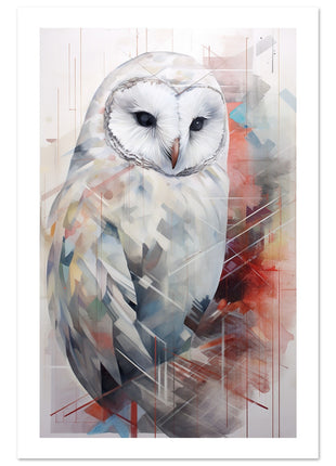 White owl poster