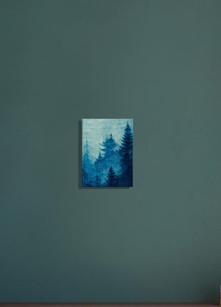 Blue forest poster