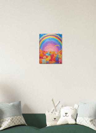 Rainbow city poster