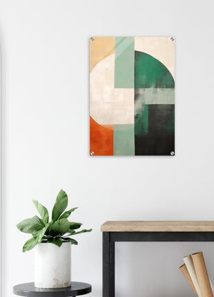 Modern painting poster