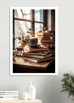 Cozy kitchen coffee poster