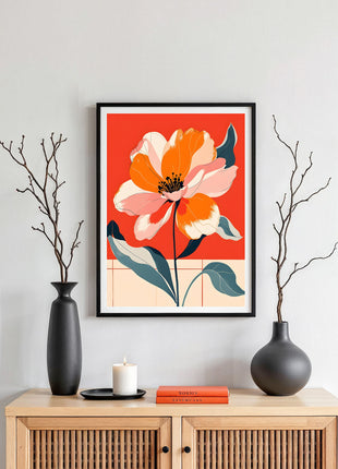 Bold Blooms in Orange