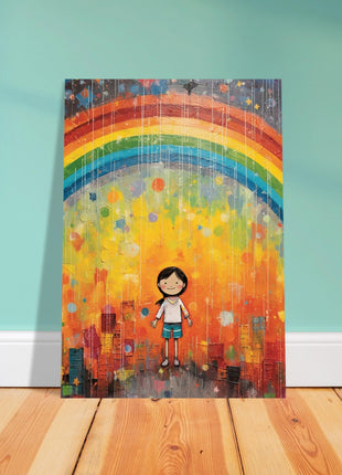 Regenboog kinderposter