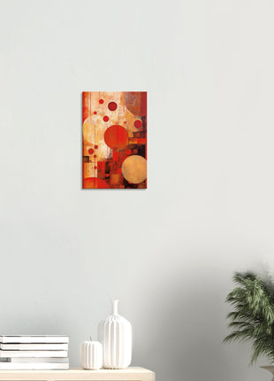 Red abstract poster