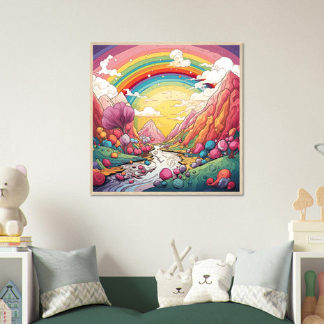 Rainbow Landscape Poster