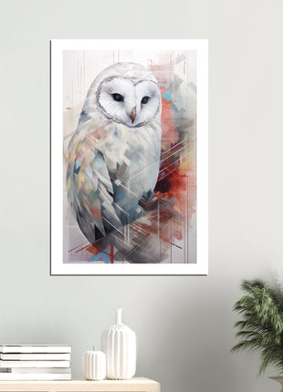 White owl poster