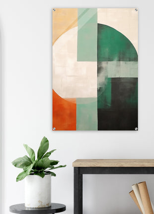 Modern painting poster