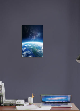 Earth from space poster