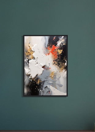 Abstracte verf splash poster