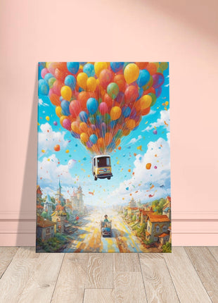 Balloon ride kids poster