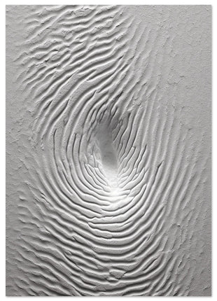 concrete fingerprint pattern poster